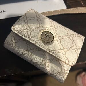 Nine West Beige Patterned Wallet